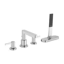 hansgrohe Finoris 4-hole rim mounted bath mixer with sBox | Robinetterie pour baignoire | Hansgrohe