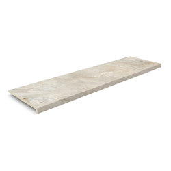 Sea Rock Marfil recto step | Flooring elements | Cerámica Mayor