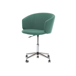 Trento Swivel chair with 5-star metal base | Chairs | Assmann Büromöbel