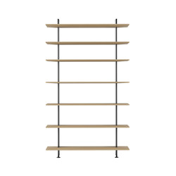 hub bookshelf 140 / H11 | Shelving | Alias