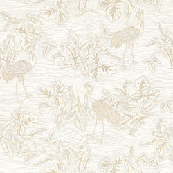 MIRADOR BLANC/DORÉ | Carta parati / tappezzeria | Casamance