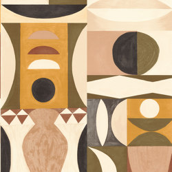AUGUSTE KAKI/NUDE | Wandbeläge / Tapeten | Casamance