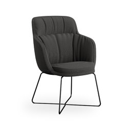 cleo mini alta - con pieghe, a slitta | Sedie | Rossin srl