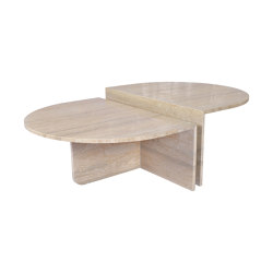 70 Oval Coffee Table Set Of 2  | Mesas nido | cbdesign