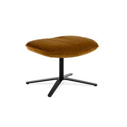 Marie | Ottoman with X-Base Frame | Pufs | FREIFRAU MANUFAKTUR