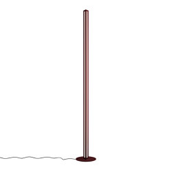 Chiaroscura floor darck red | Free-standing lights | Foscarini