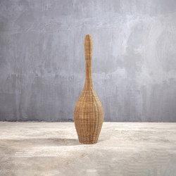 Slow | Flames Floor Lamp Rattan Small 120 | Lámparas de suelo | Set Collection