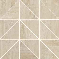 Prestigio Travertino Beige Mosaico T. Mix | Ceramic tiles | Refin