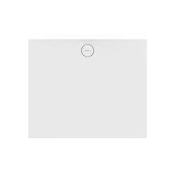 Shower tray solid surface white matt white anti-slip with drain cover | Piatti doccia | Vigour