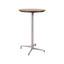 Victory | High BarTable Sumatra Stainless Steel, 70 x 70 cm | Bistro tables | MBM