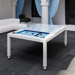 Fusion Tisch Metal Line Crystal Mirage | Esstische | Fusiontables