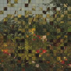 Pixeljungle | Carta parati / tappezzeria | Inkiostro Bianco