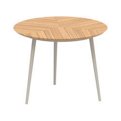 Styletto table 120R counter height teak top | Dining tables | Royal Botania