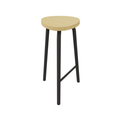 Pully oak stool | Triangular | Stools | Cascando