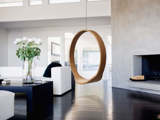 Circleswing N.1 Wooden Hanging Chair Swing Seat - Natural Oak⎥indoor | Swings | Iwona Kosicka Design