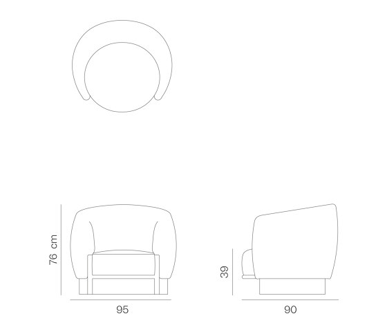 Hug Armchair | Sessel | PARLA