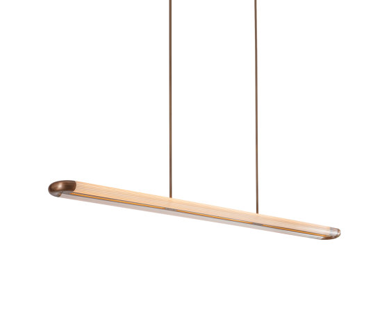 Strata | 1600 Pendant - Antique Brass | Suspensions | J. Adams & Co